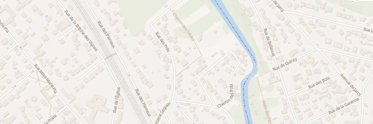 Plan du 12 Rue des Prés à Quincy-sous-Sénart