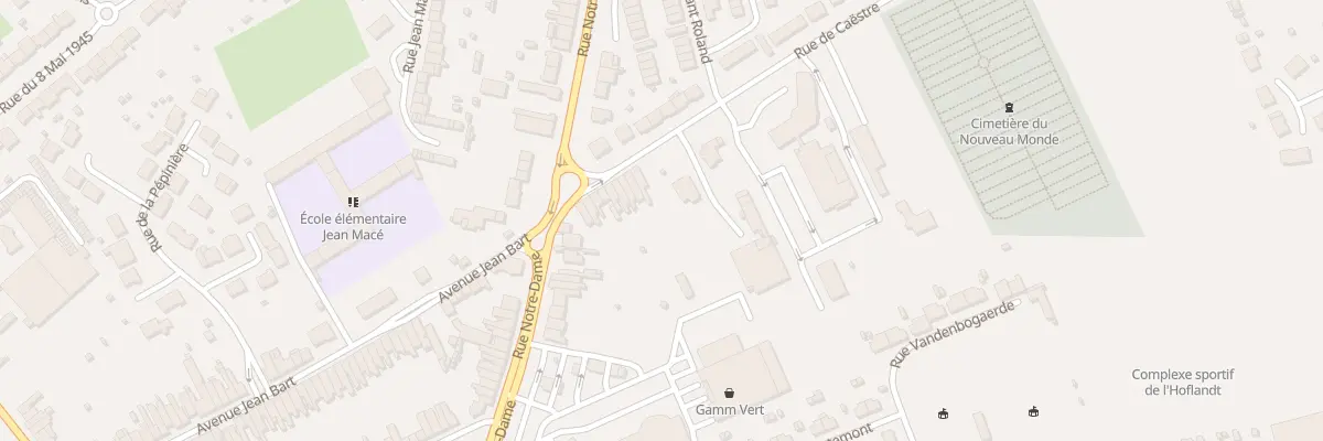 Plan du 18 Rue de Caestre à Hazebrouck