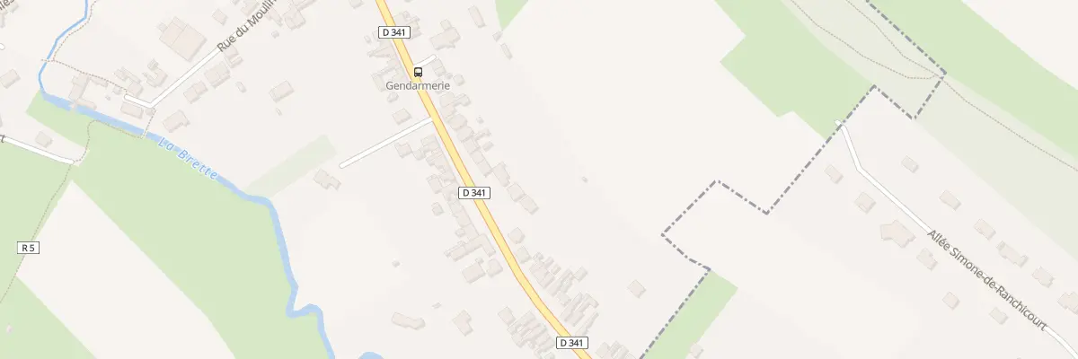 Plan du 481 Rue de la Gendarmerie à Houdain