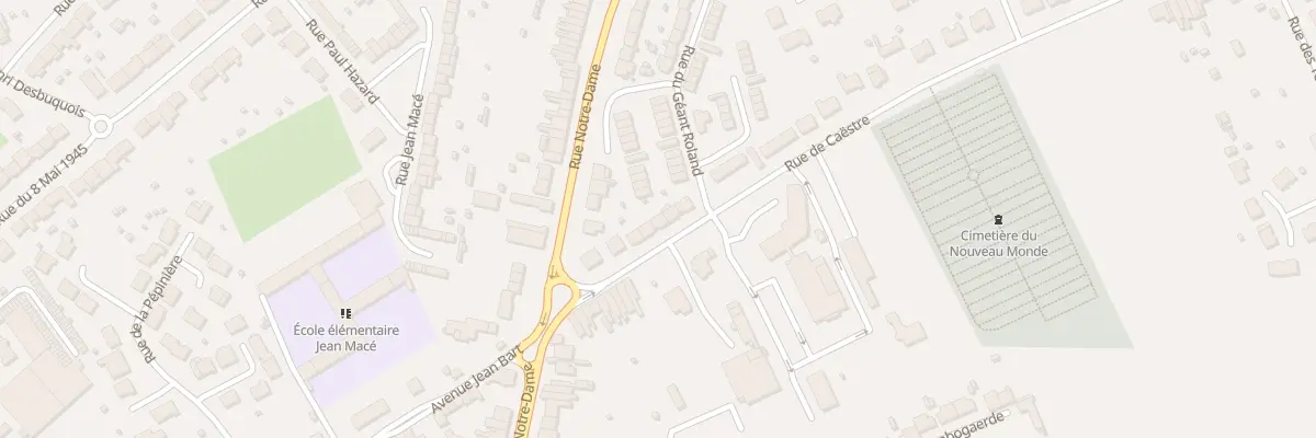 Plan du 7 Rue de Caestre à Hazebrouck