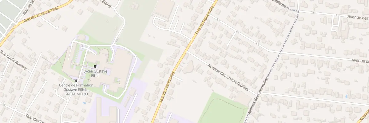 Plan du 2 Av des Chèvrefeuilles à Gagny