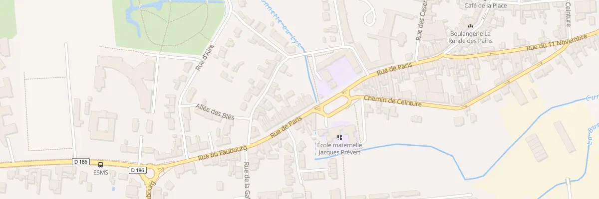 Plan du 42 Rue de Paris à Saint-Venant