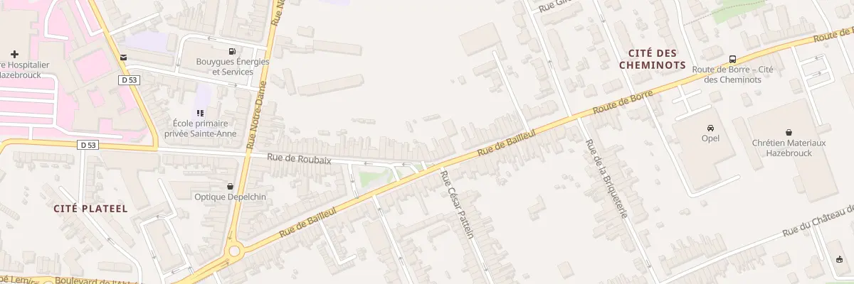 Plan du 29 Rue de Bailleul à Hazebrouck