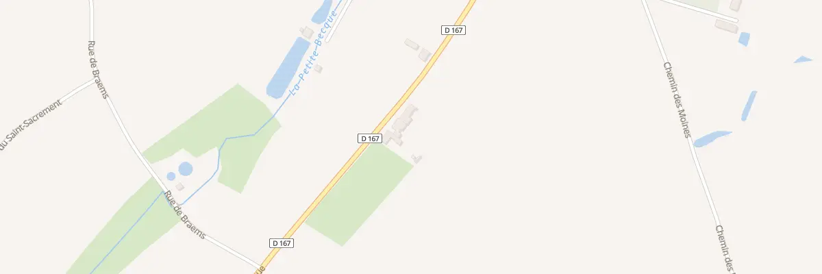 Plan du 1252 Rue de Bambecque à Herzeele