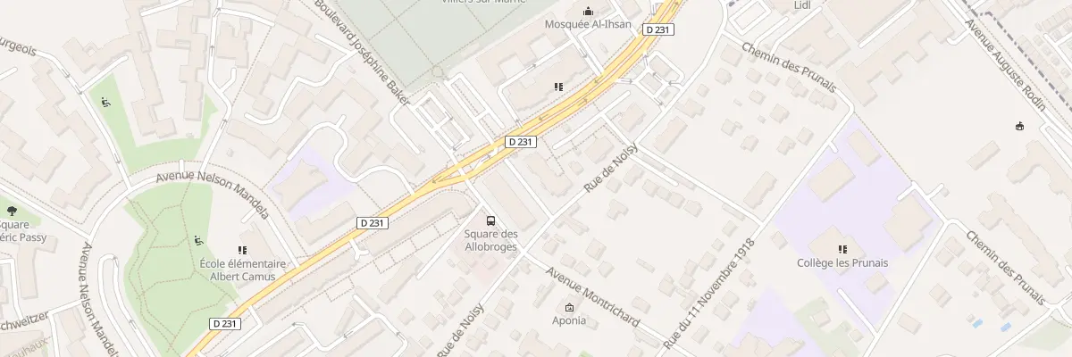 Plan du 59 Rue de Noisy à Villiers-sur-Marne