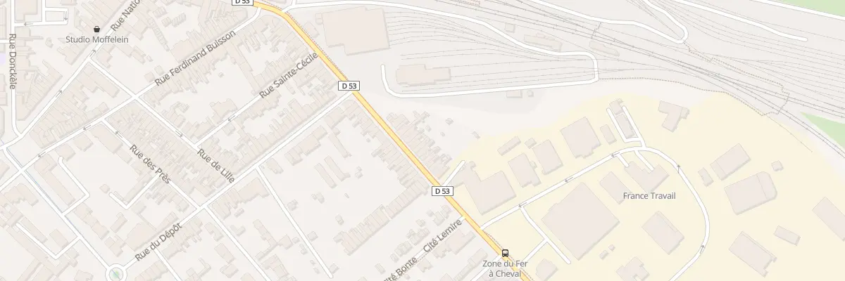Plan du 13 Rue de Vieux-Berquin à Hazebrouck