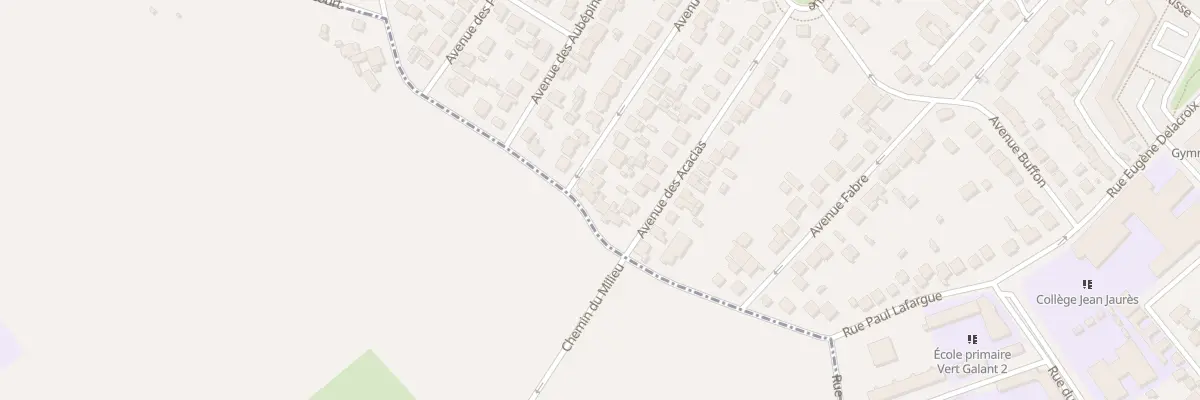 Plan du 2 Av des Tilleuls à Villepinte