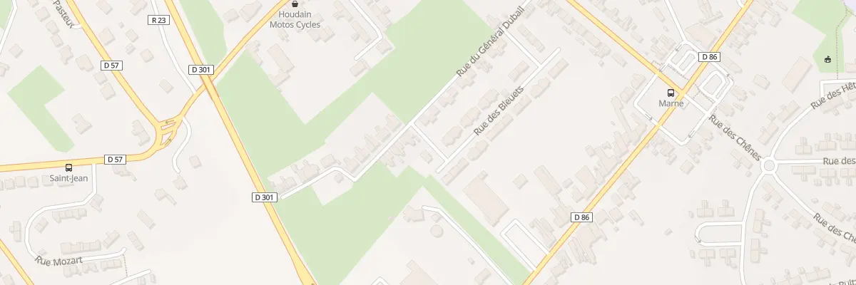 Plan du 44 Rue du General Dubail à Houdain