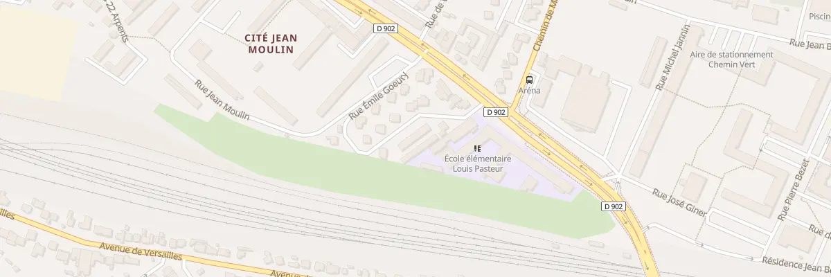 Plan du 6 Rue Emile Goeury à Gagny