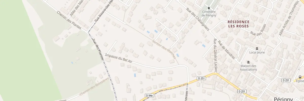 Plan du 20 Rue du Bel-Air à Périgny