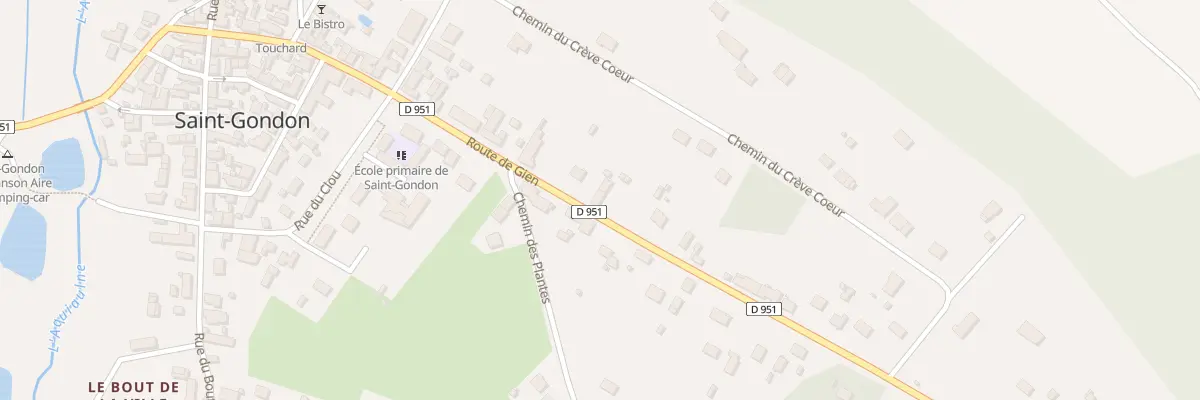 Plan du 35 Rte de Gien à Saint-Gondon