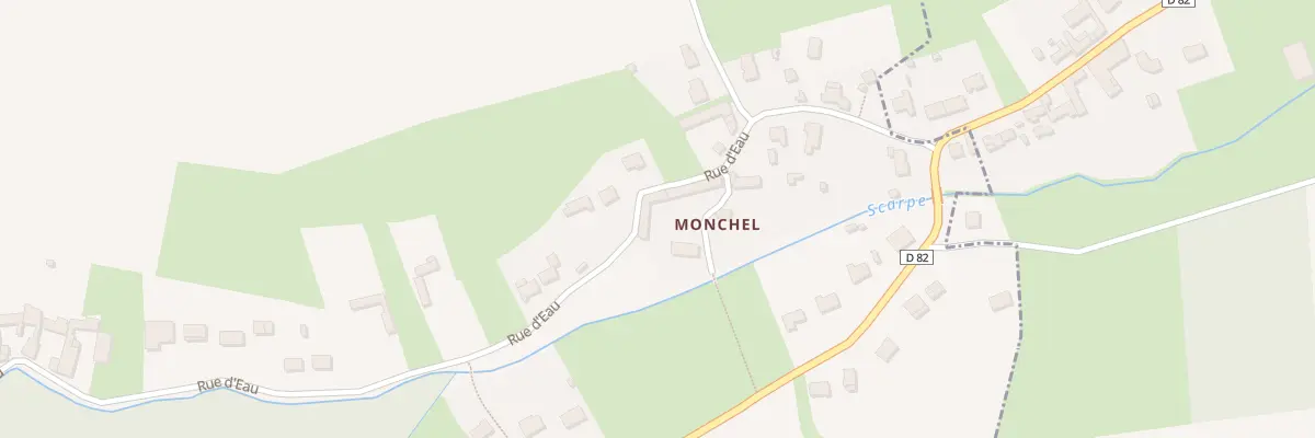 Plan du 12 Rue d’Eau à Berles-Monchel