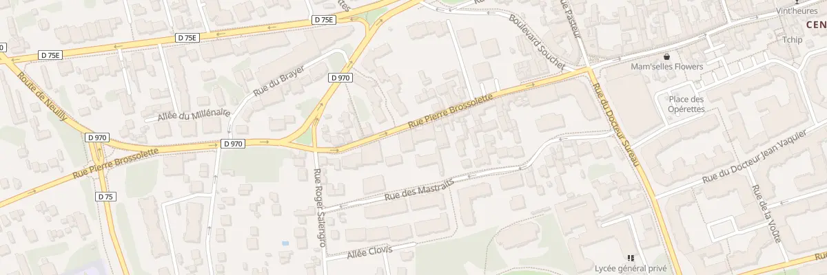 Plan du 98 Rue Pierre Brossolette à Noisy-le-Grand