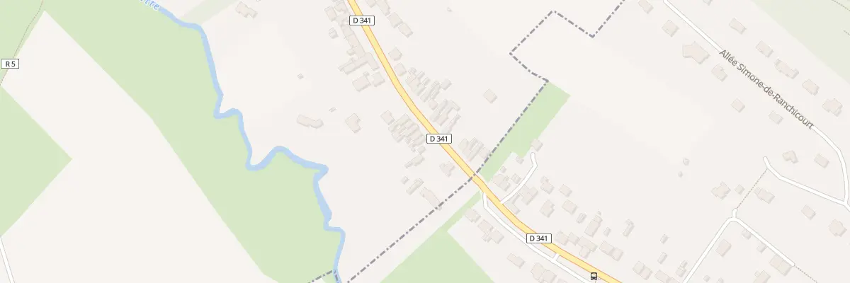 Plan du 608 Rue de la Gendarmerie à Houdain