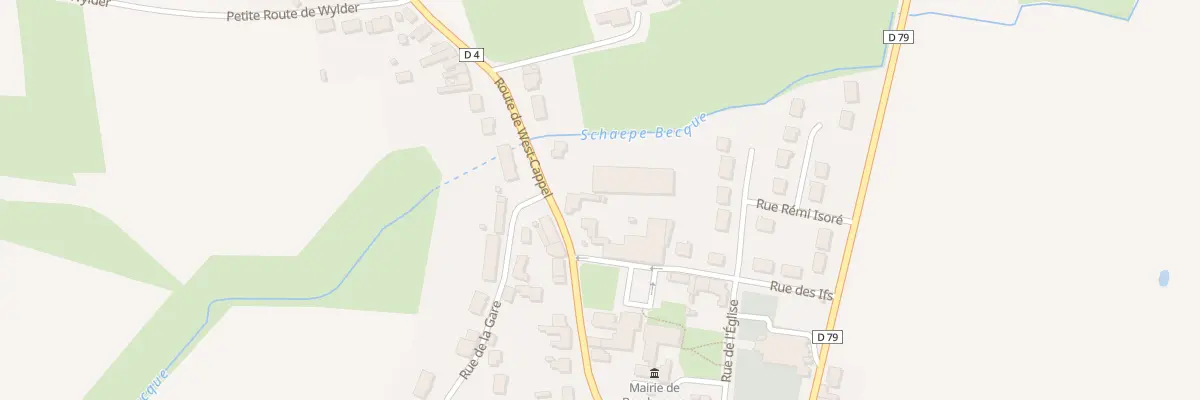 Plan du 16 Rte de West-cappel à Bambecque