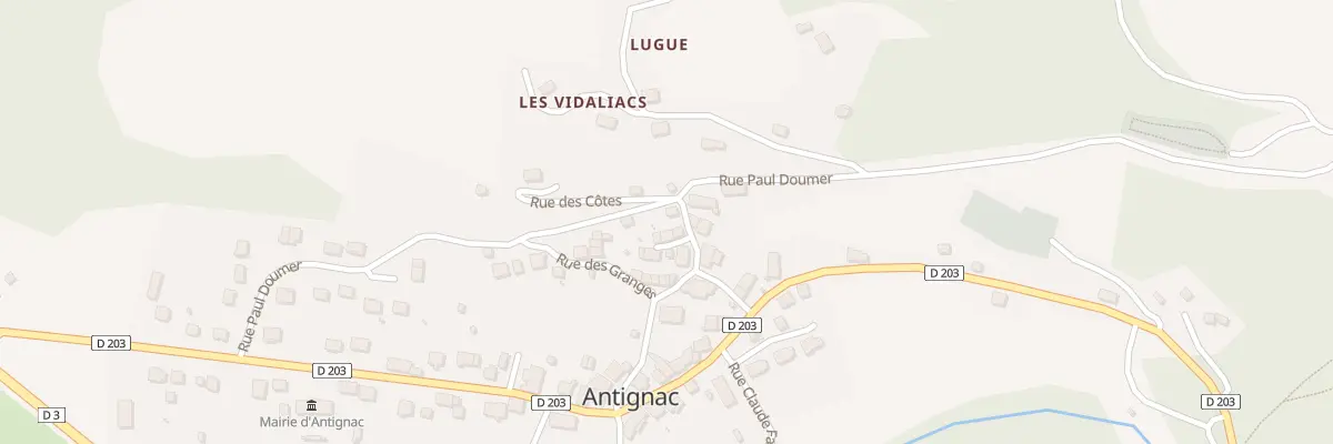 Plan du 11 Rue Saint Robert de Turlande à Antignac