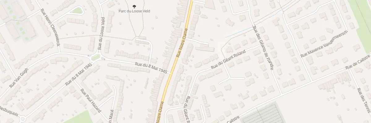 Plan du 140 Rue Notre Dame à Hazebrouck