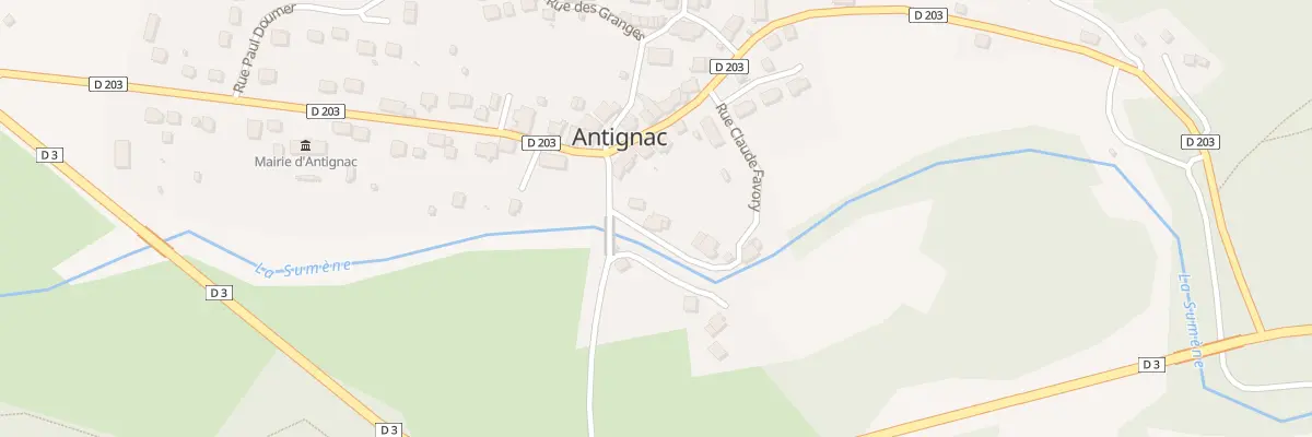 Plan du 1 All Georges Pompidou à Antignac