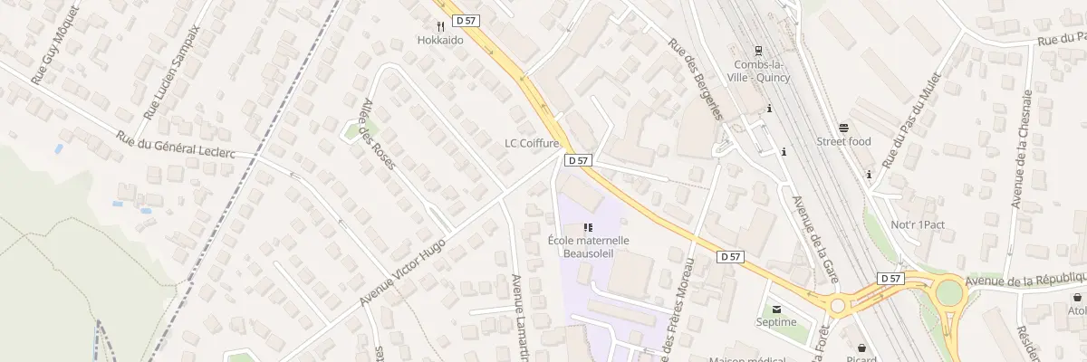 Plan du 1 Av Victor Hugo à Combs-la-Ville