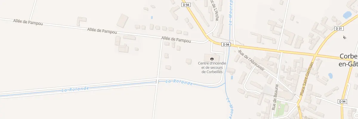 Plan du 9 All de Pampou à Corbeilles