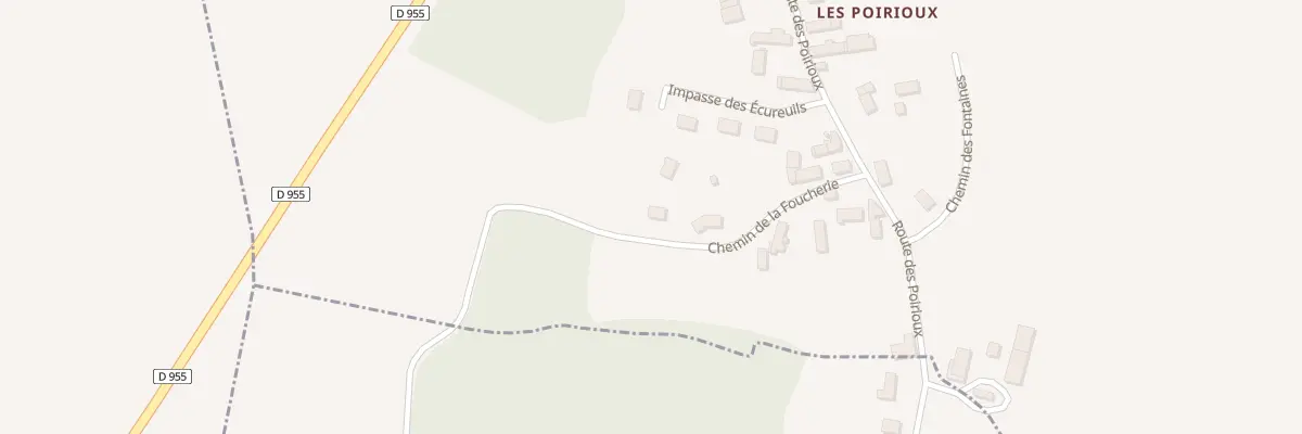 Plan du 152 Che de la Foucherie aux Aix-d’Angillon