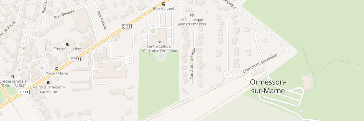 Plan du 12 Rue Antoine Pinay à Ormesson-sur-Marne