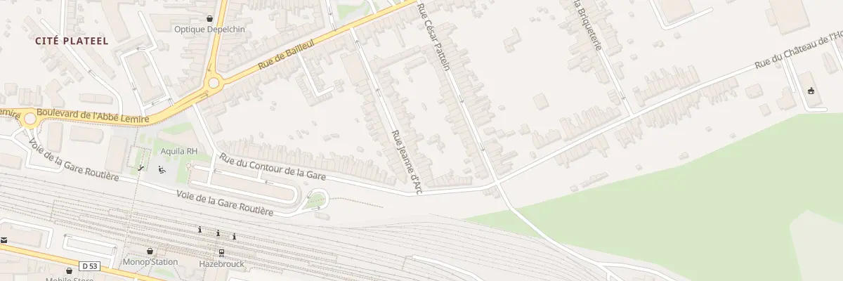 Plan du 23 Rue Jeanne d’Arc à Hazebrouck