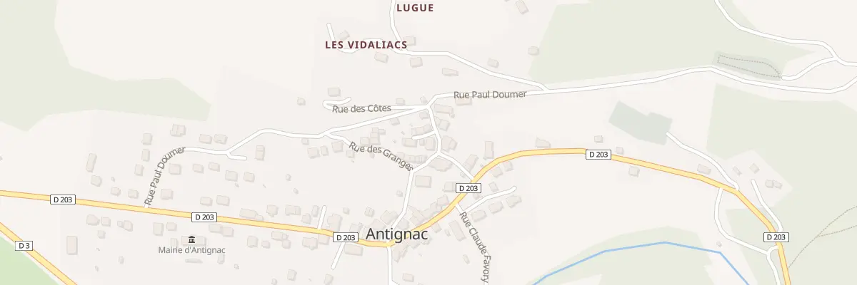 Plan du 7 Rue Saint Robert de Turlande à Antignac
