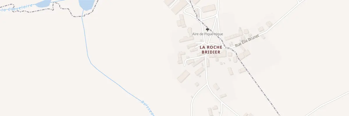 Plan du 98 La Roche Bridier à La Celette