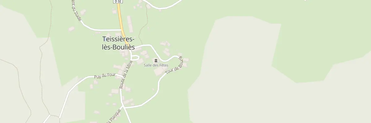Plan du 3 Tour de Bourg à Teissières-lès-Bouliès