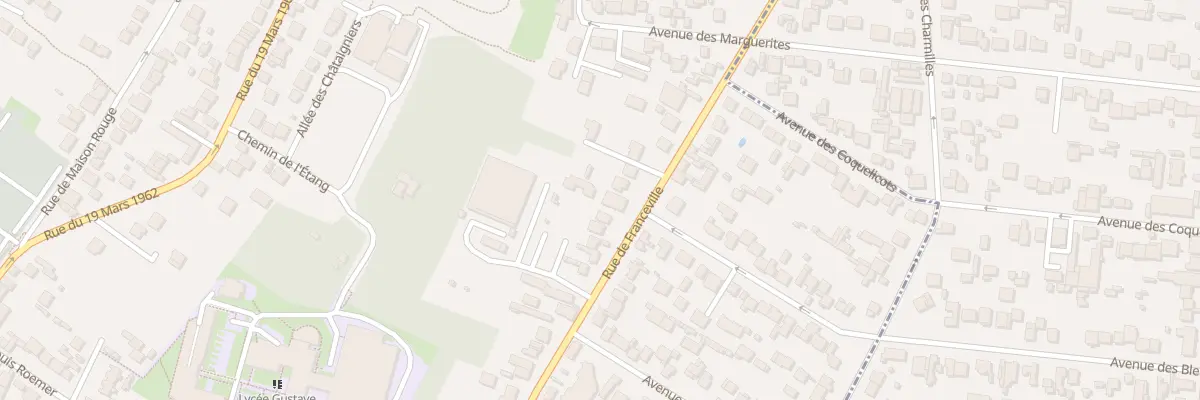 Plan du 89 Rue de Franceville à Gagny