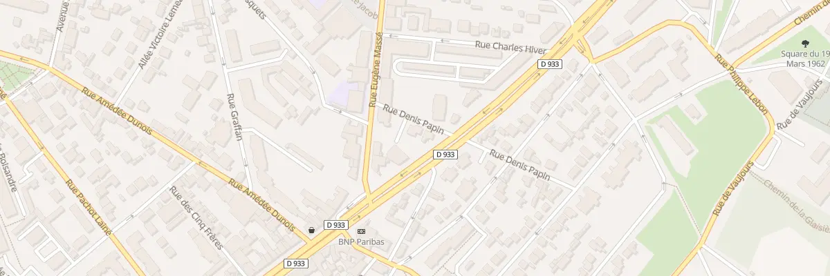 Plan du 10 Rue Denis Papin à Livry-Gargan