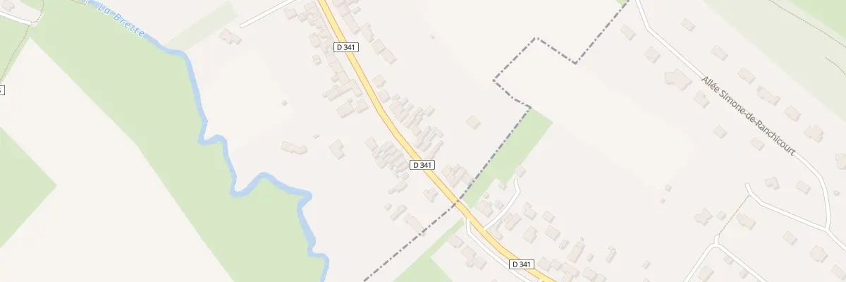 Plan du 599 Rue de la Gendarmerie à Houdain