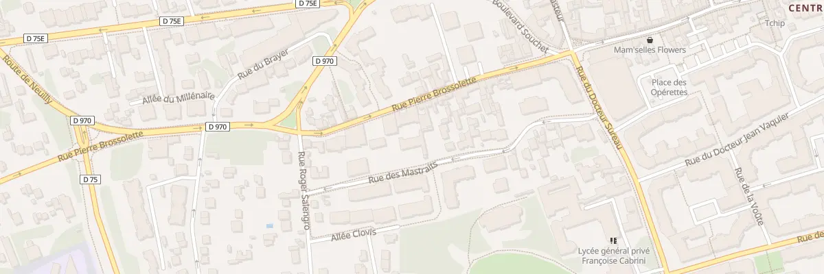 Plan du 100 Rue Pierre Brossolette à Noisy-le-Grand
