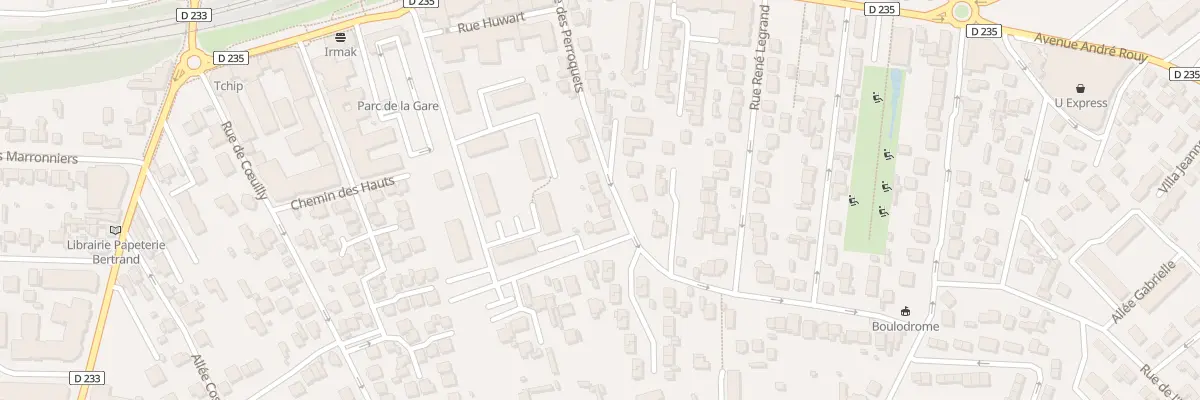 Plan du 22 Rue des Perroquets à Villiers-sur-Marne