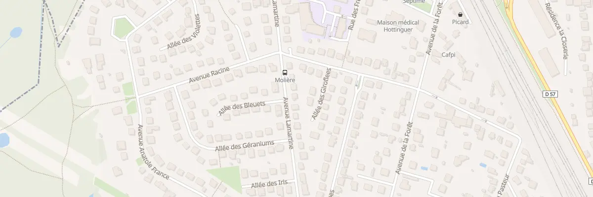 Plan du 29 Av Lamartine à Combs-la-Ville