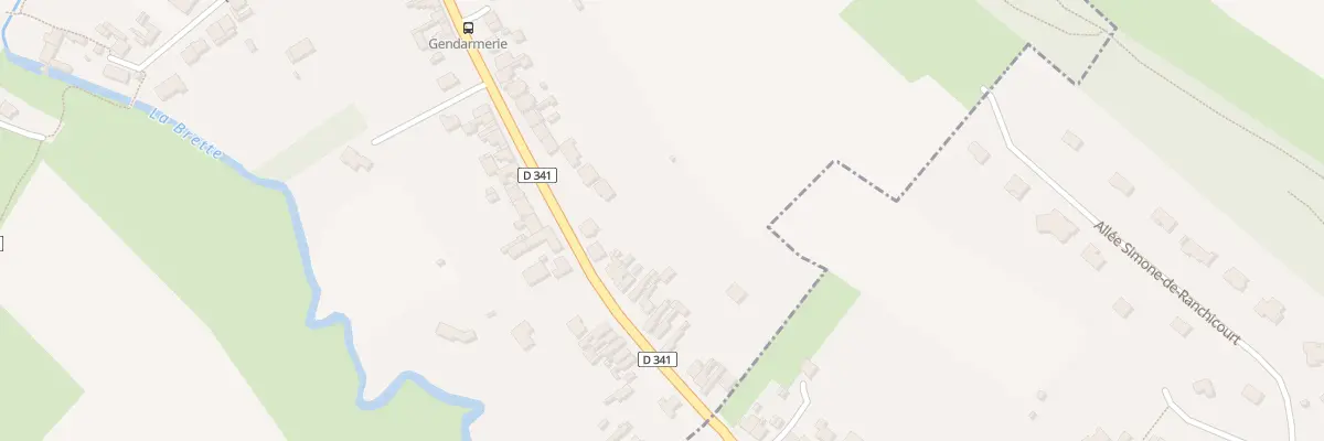 Plan du 545 Rue de la Gendarmerie à Houdain