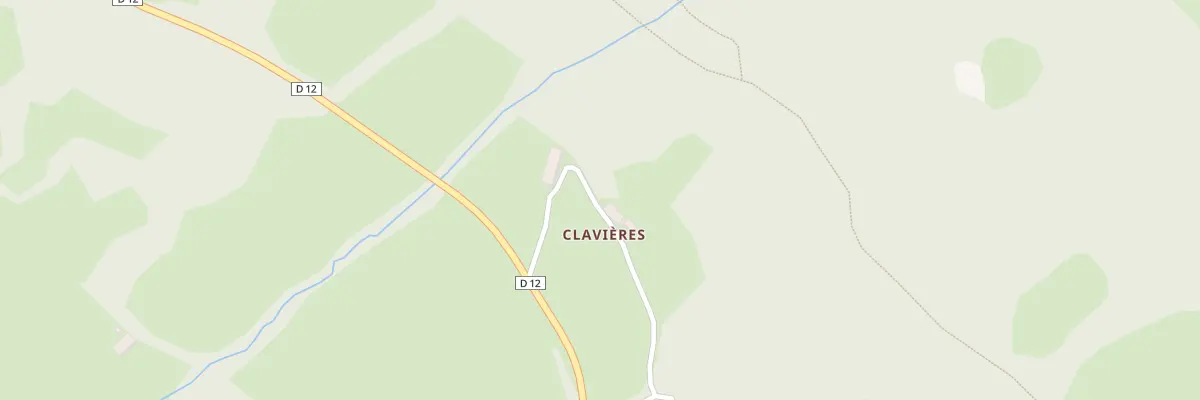 Plan du 5112 Clavières à Saint-Vincent-de-Salers
