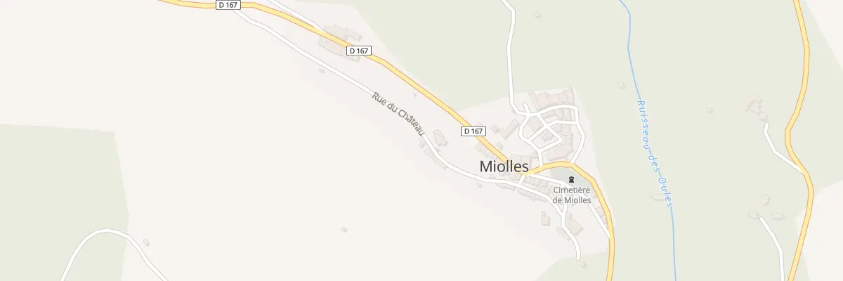Plan du 5036 Miolles à Miolles