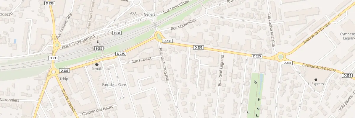 Plan du 10 Rte du Plessis Trevise à Villiers-sur-Marne