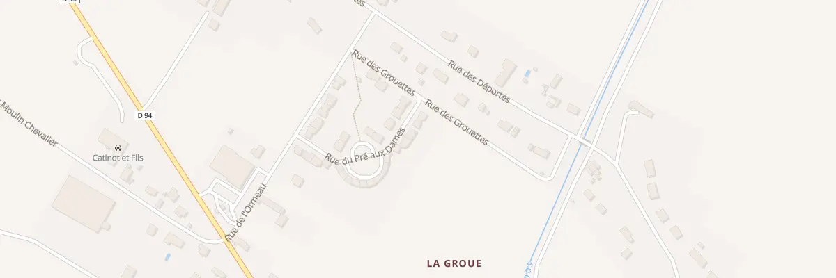 Plan du 14 Rue du Pre aux Dames à Corbeilles