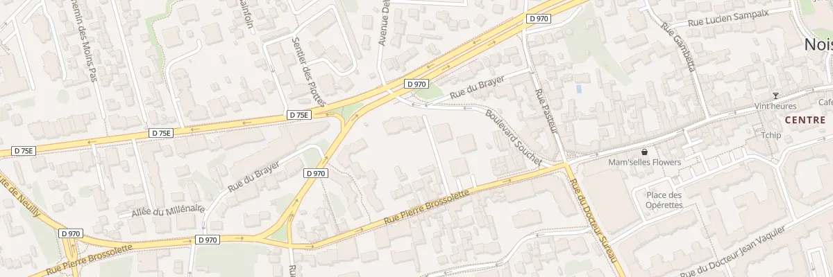 Plan du 52 Bd Souchet à Noisy-le-Grand