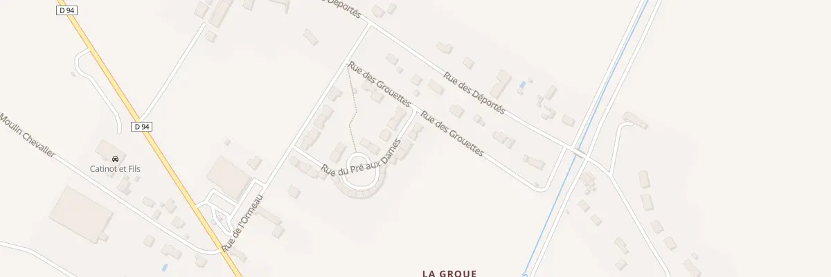 Plan du 16 Rue du Pre aux Dames à Corbeilles