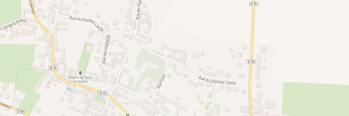 Plan du 339 Rue du Docteur Cache à Sacy-le-Grand
