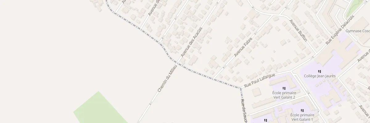 Plan du 2 Av des Acacias à Villepinte