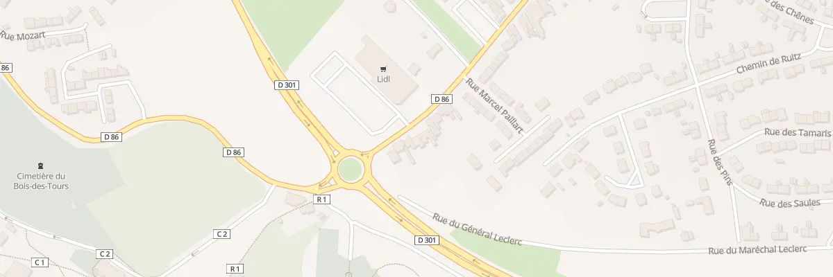Plan du 122 Rue du Docteur Paul Bonduelle à Houdain