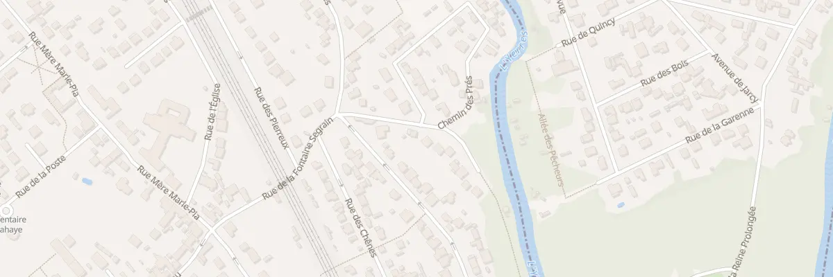 Plan du 14 Rue La Fontaine Segrain à Quincy-sous-Sénart