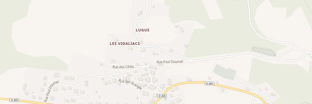 Plan du 15 Rue Paul Doumer à Antignac