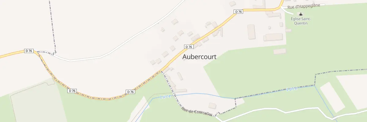 Plan du 15 Rue Principale à Aubercourt