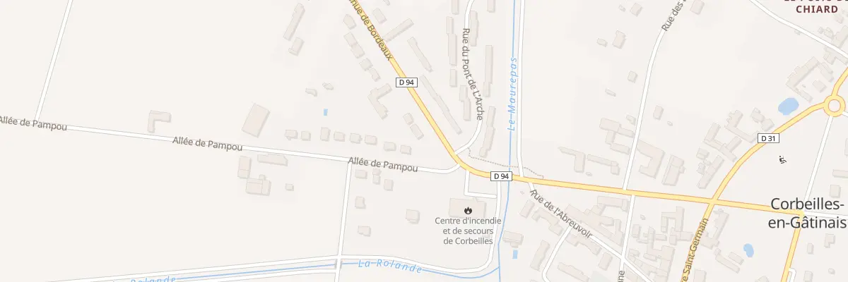 Plan du 9 Av de Bordeaux à Corbeilles